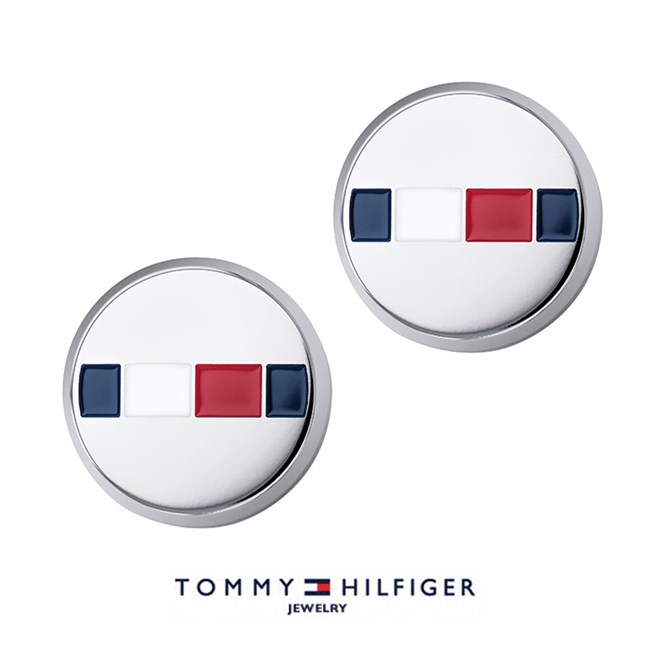 Tommy Hilfiger Manchetknapper Runde Facet