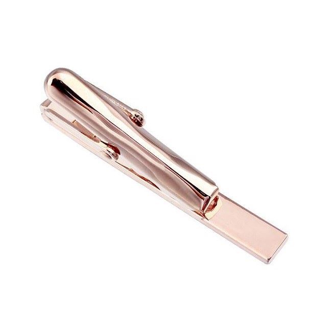 Slipsenål Rose Gold Kort Model 4 cm