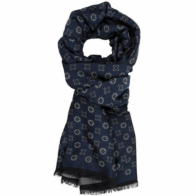 Tørklæde Connexion Royal Blå Design