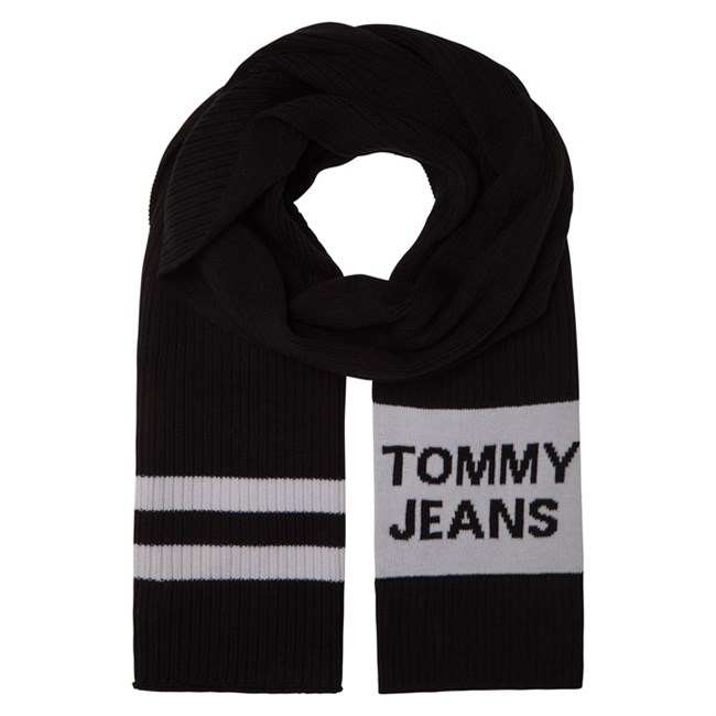 Tommy Jeans Logo Tørklæde Sort
