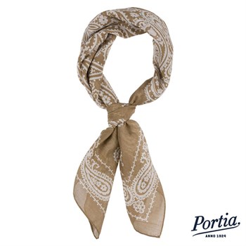 Bandana Beige Mønstret Portia