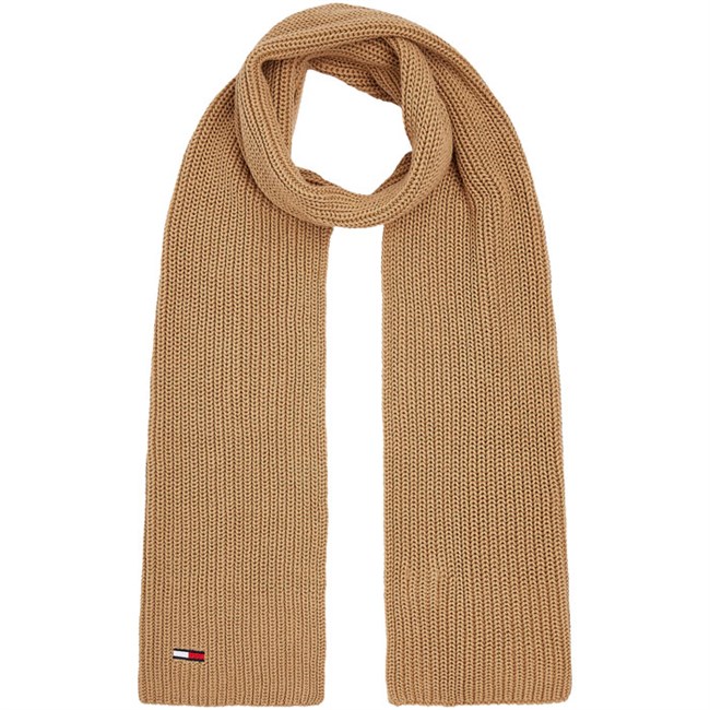 Tommy Jeans Basic Rib Scarf Khaki