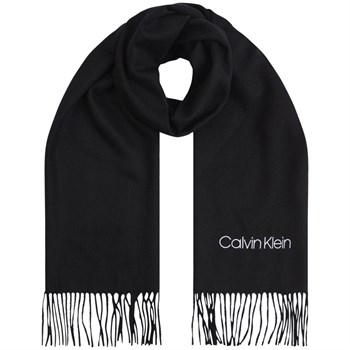 Calvin Klein Basic Wool Tørklæde Sort