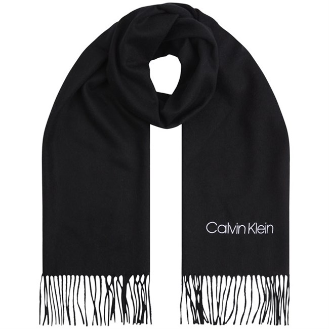 Calvin Klein Basic Wool Tørklæde Sort