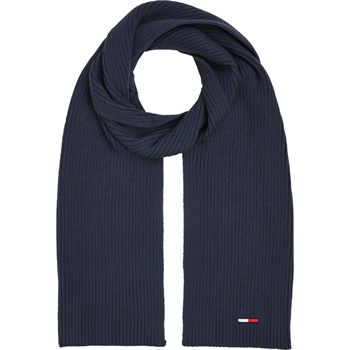 Blåt Lækkert Tommy Hilfiger Halstørklæde med logo
