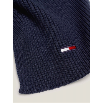 Blåt Lækkert Tommy Hilfiger Halstørklæde med logo
