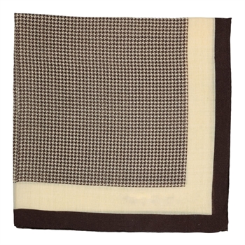 Lindberg Bandana m/ Houndstooth Mønster Brun
