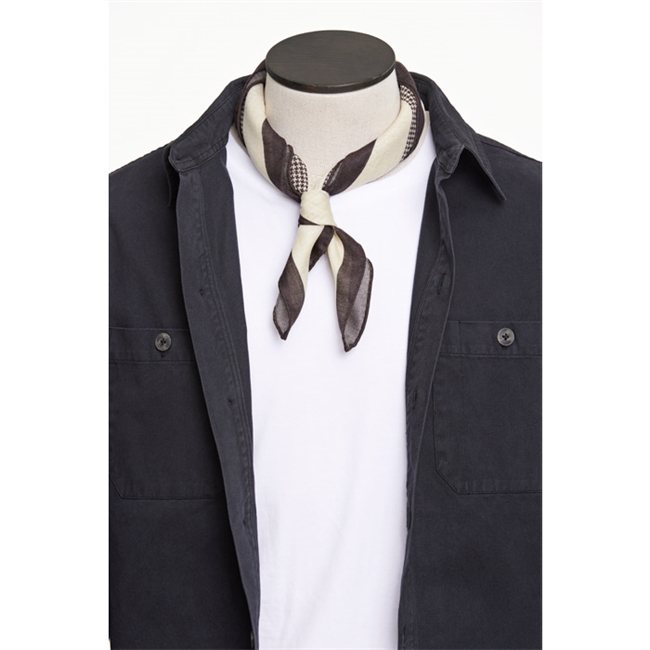Lindberg Bandana m/ Houndstooth Mønster Brun