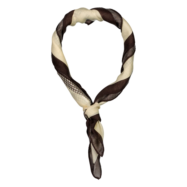 Lindberg Bandana m/ Houndstooth Mønster Brun