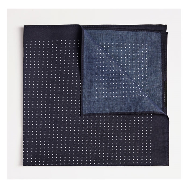 Moderne bandana med prikker i navy fra Lindbergh