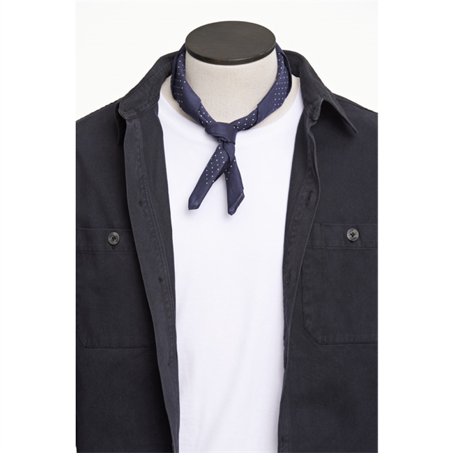 Moderne bandana med prikker i navy fra Lindbergh
