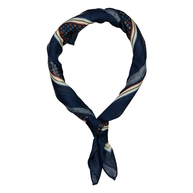 Moderne mønstret bandana i navy fra Lindbergh