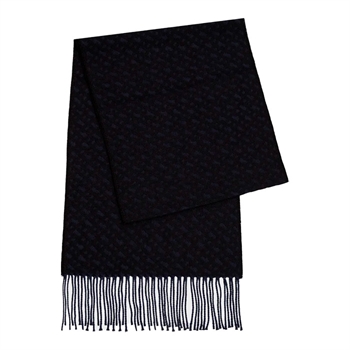 Moderne halstørklæde i navy mønster fra BOSS