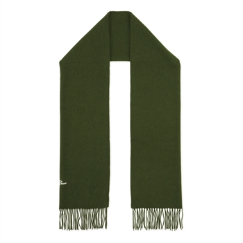 Les Deux Signature Solid Scarf Mørkegrøn