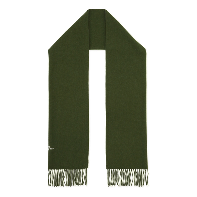 Les Deux Signature Solid Scarf Mørkegrøn