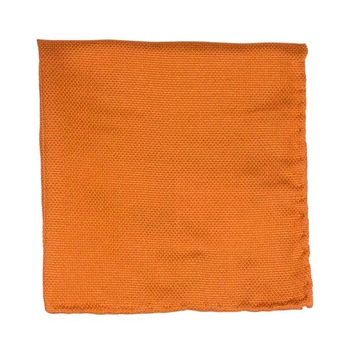 Flot silke lommeklud i orange fra Portia.