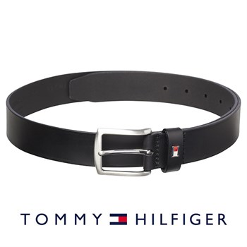 Tommy Hilfiger Bælte New Denton Sort Læder