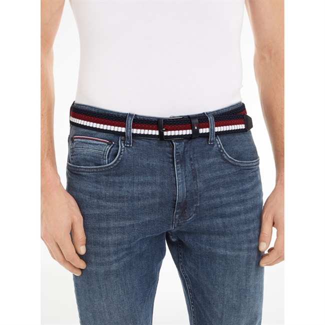 Tommy Hilfiger Elastisk Bælte Adan 3.5 Stribe