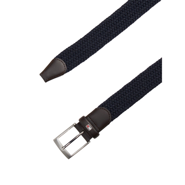 Moderne elastisk bælte i sort fra Tommy Hilfiger