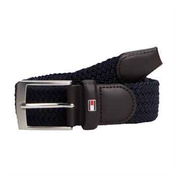 Moderne elastisk bælte i sort fra Tommy Hilfiger