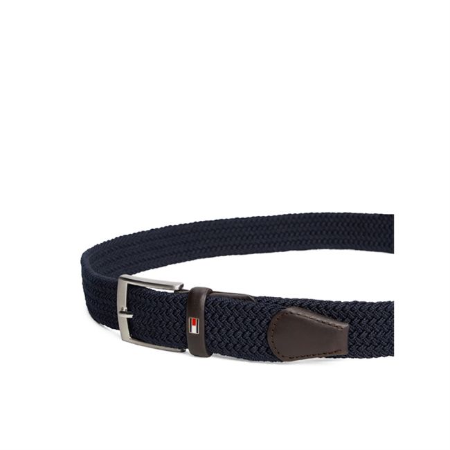 Moderne elastisk bælte i sort fra Tommy Hilfiger