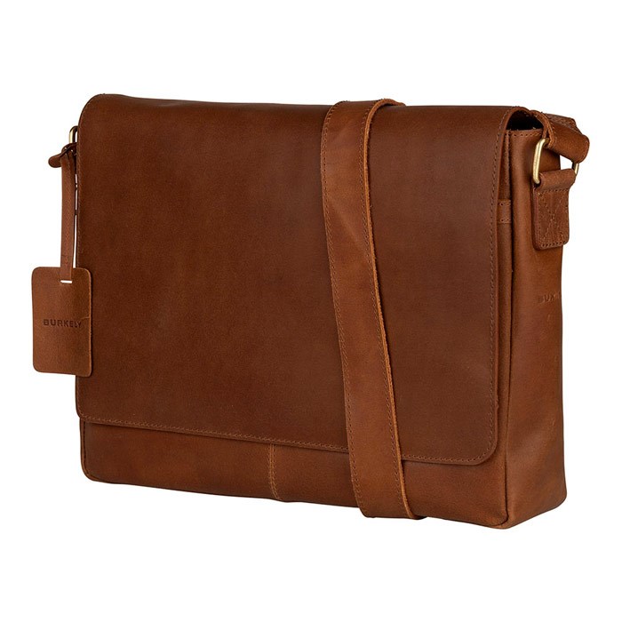 Vintage Juul Messenger Taske Cognac