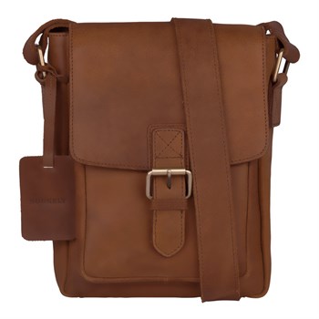 Burkely Vintage Luke Skuldertaske Cognac Brun
