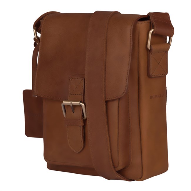 Burkely Vintage Luke Skuldertaske Cognac Brun