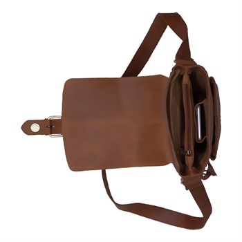 Burkely Vintage Luke Skuldertaske Cognac Brun