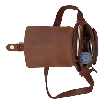 Burkely Vintage Luke Skuldertaske Cognac Brun