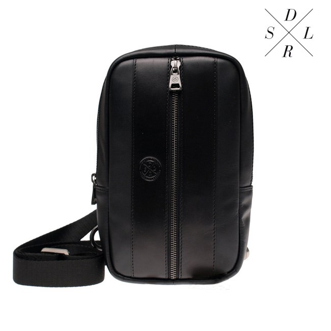 Saddler Erik Rygsæk Sort læder