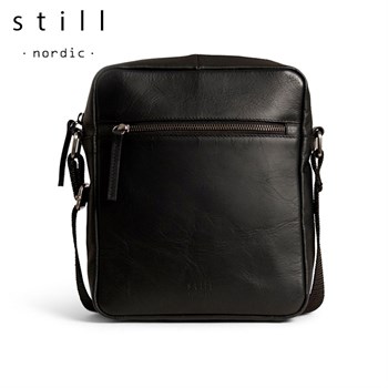 Still Nordic Clean Zip Messenger Taske Sort