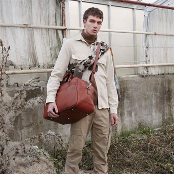 Still Nordic Train Weekend Bag Cognac