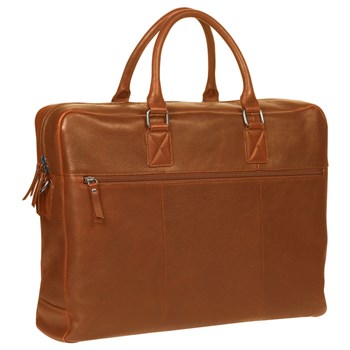 Computertaske Fundamentals Burkely Cognac Antique Avery 17"