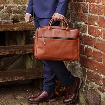 Still Nordic Computertaske Clean Brief Brandy Læder