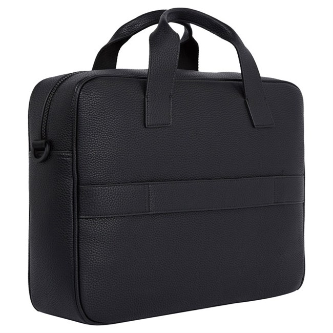 Tommy Hilfiger Essential PU Computer Bag Black