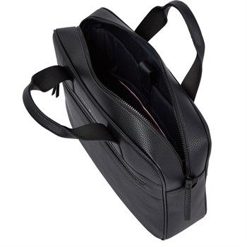 Tommy Hilfiger Essential PU Computer Bag Black