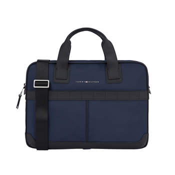 Tommy Hilfiger Elevated Nylon Computertaske Mørkeblå