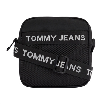 Tommy Jeans Essential Square Reporter taske Sort