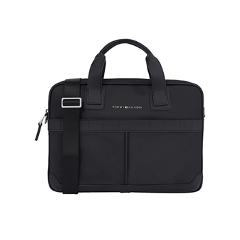 Tommy Hilfiger Elevated Nylon Computertaske Sort