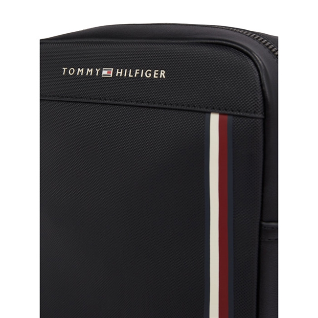 Tommy Hilfiger Pique PU Mini Reporter Skuldertaske