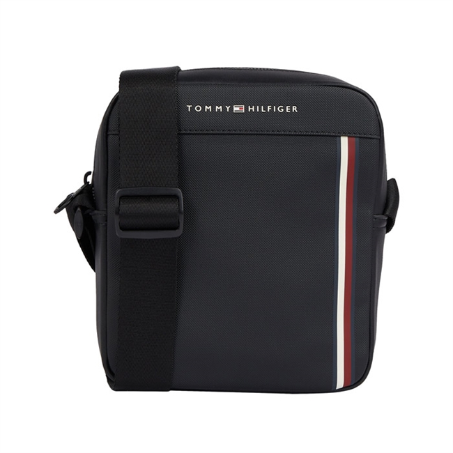 Tommy Hilfiger Pique PU Mini Reporter Skuldertaske