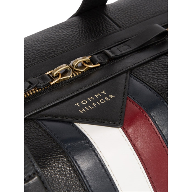 Tommy Hilfiger Premium Leather Duffle Sort