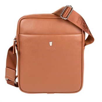 Smart skulder- reportertaske fra Festina i camel brun.