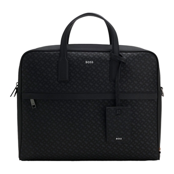 Smart sort computertaske med mønster fra BOSS