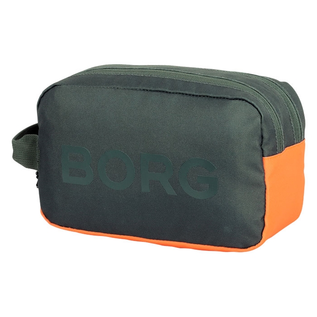 Smart toilettaske fra Björn Borg i grøn og orange
