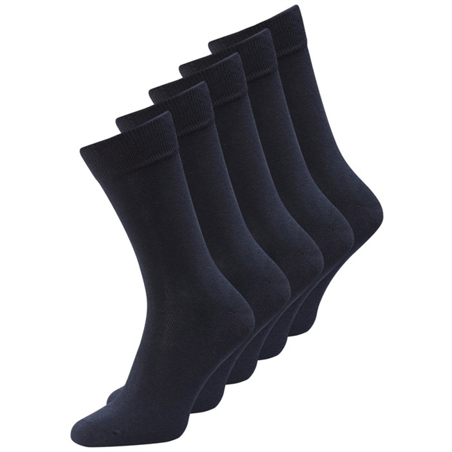 Jack & Jones Jens 5-Pak Strømper Navy