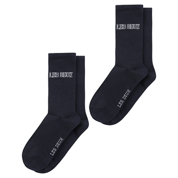 Les Deux Blake 2-Pack Rib Sokker