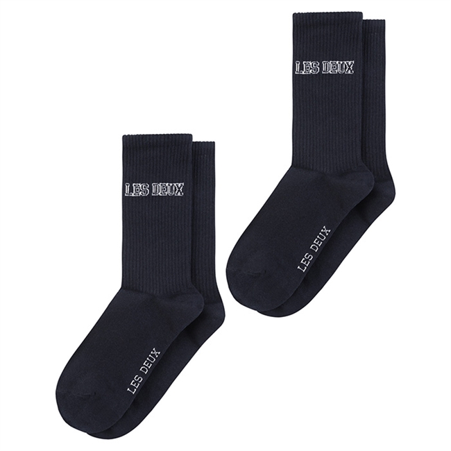 Les Deux Blake 2-Pack Rib Sokker
