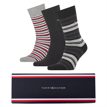 3-pak Strømpe-Gaveæske Tommy Hilfiger